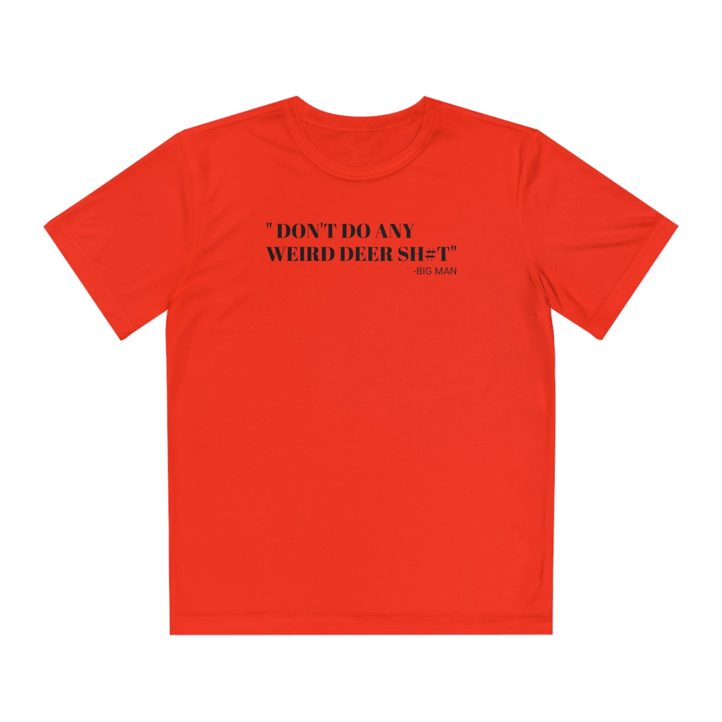 Weird Deer - Youth T-Shirt - Sports Polyester - Short Sleeve