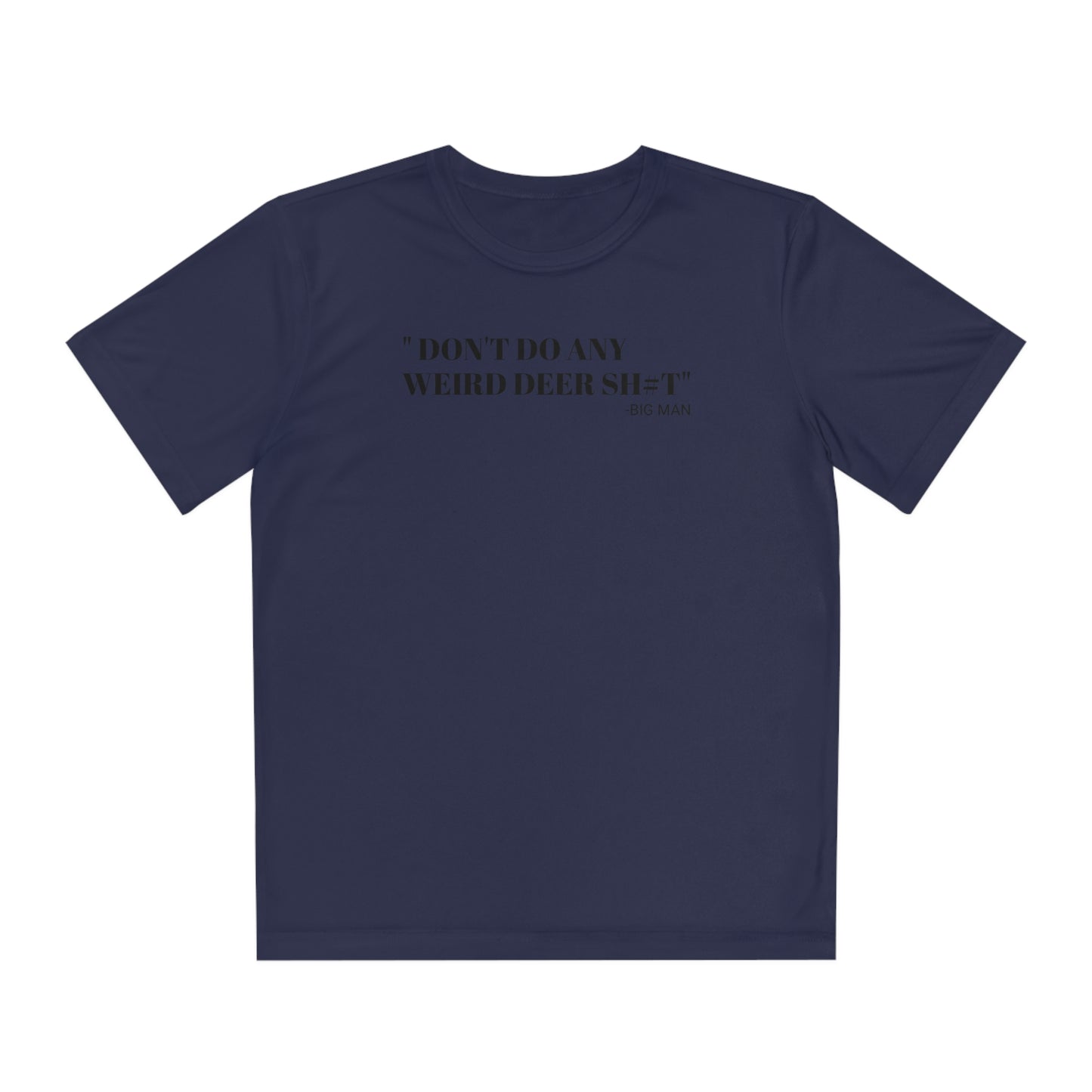Weird Deer - Youth T-Shirt - Sports Polyester - Short Sleeve