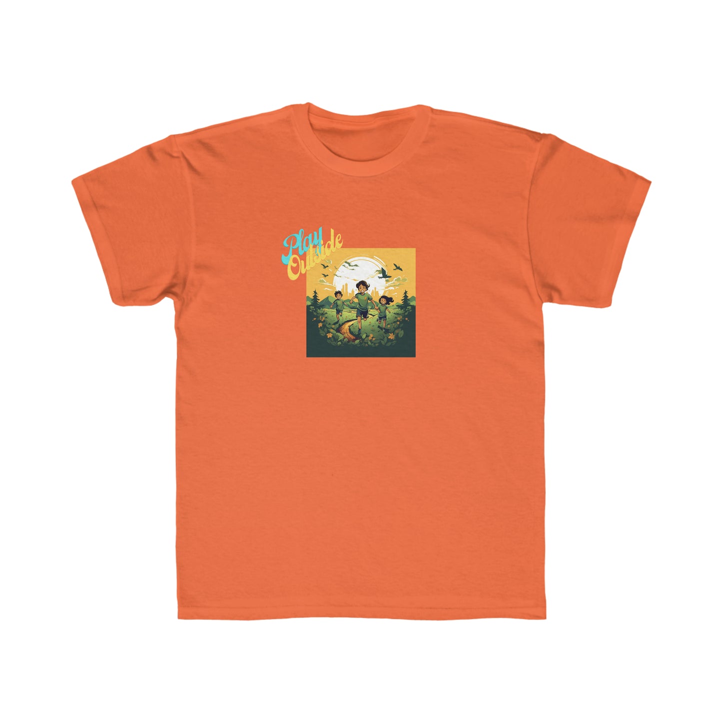 Play Outside - Youth cotton short sleeve t-shirt