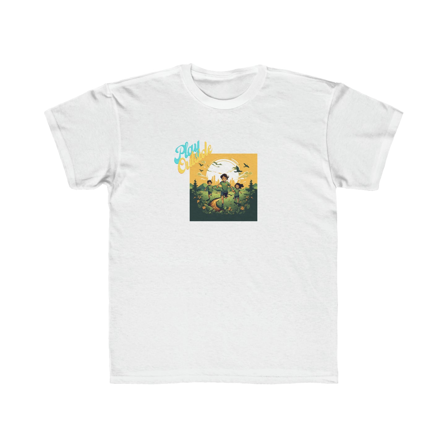 Play Outside - Youth cotton short sleeve t-shirt