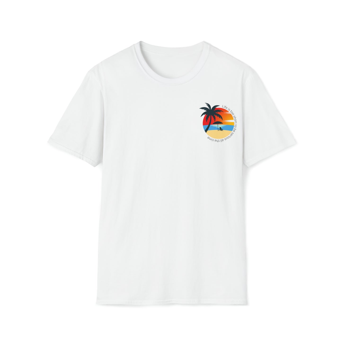 Life is short Unisex Soft-style Cotton T-Shirt