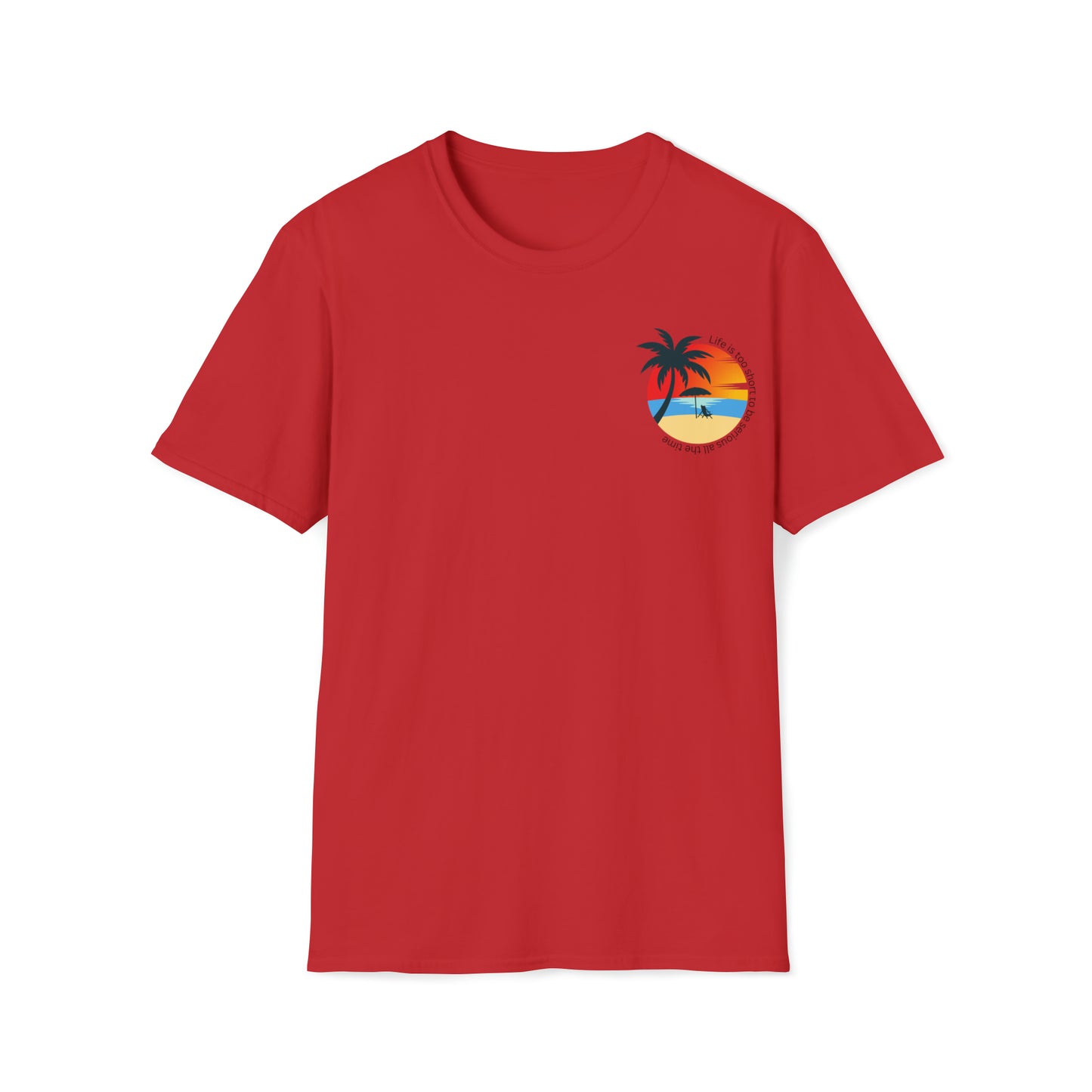 Life is short Unisex Soft-style Cotton T-Shirt
