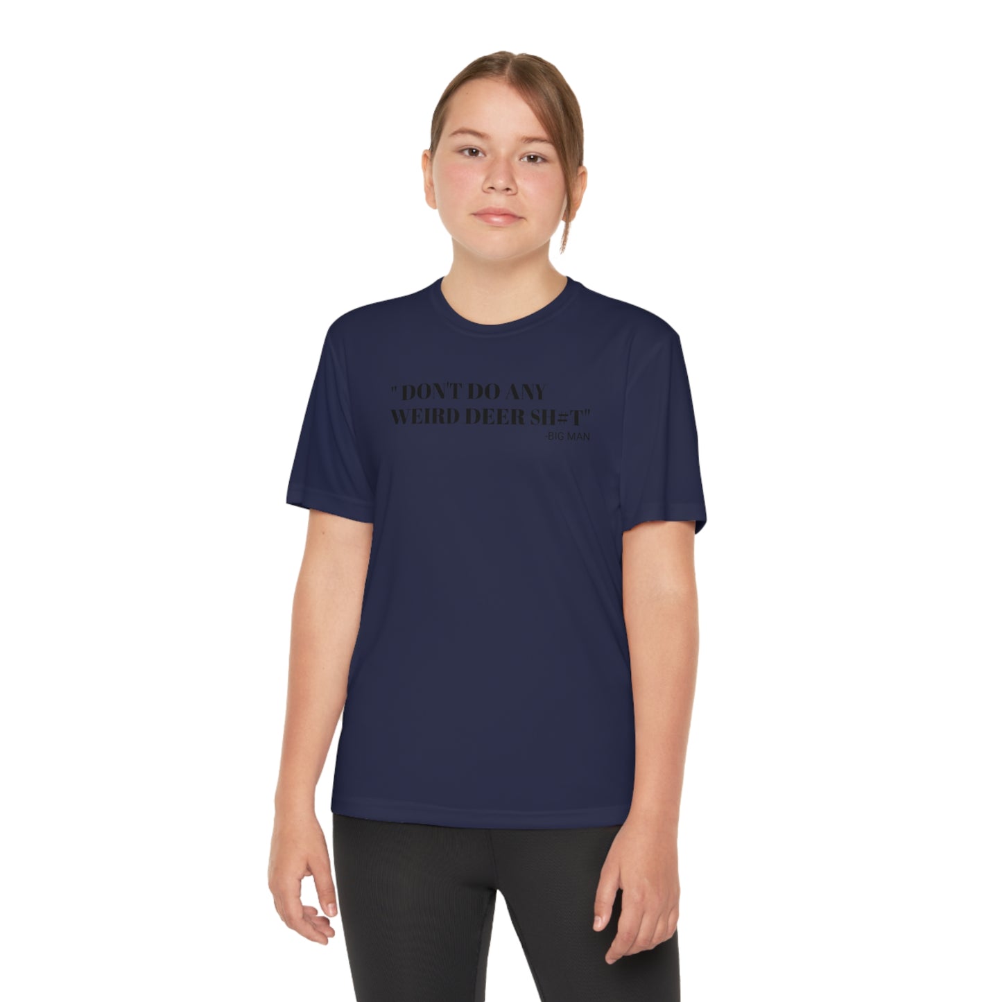 Weird Deer - Youth T-Shirt - Sports Polyester - Short Sleeve