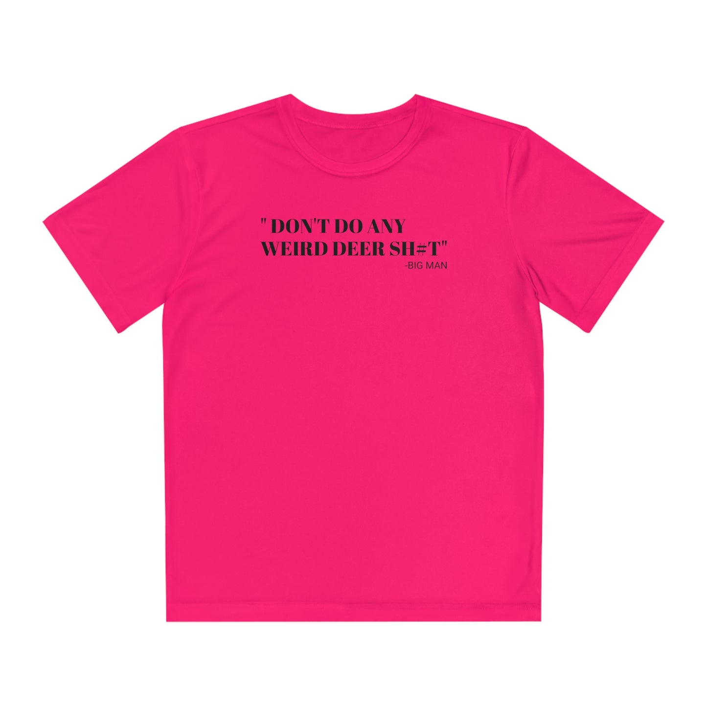 Weird Deer - Youth T-Shirt - Sports Polyester - Short Sleeve