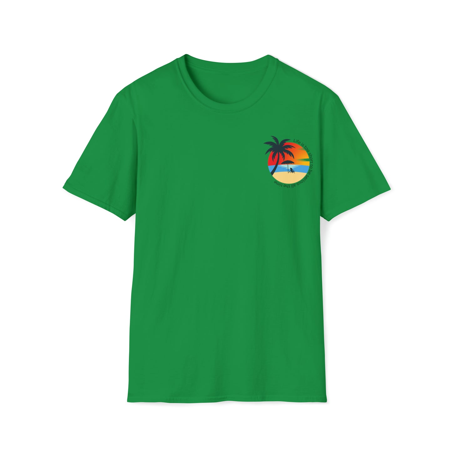 Life is short Unisex Soft-style Cotton T-Shirt