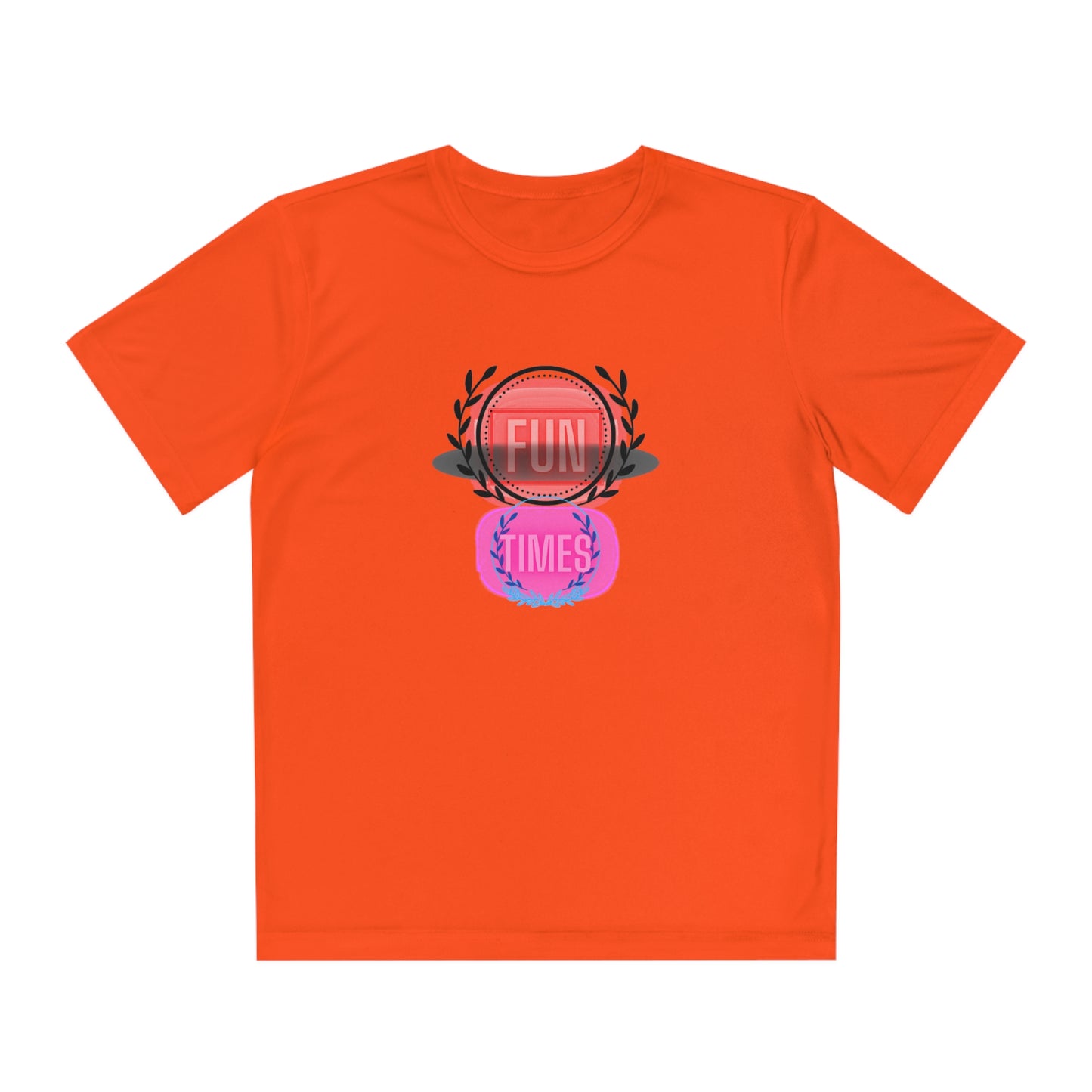 Fun Times- Youth Short Sleeve T-shirt Sport Polysester