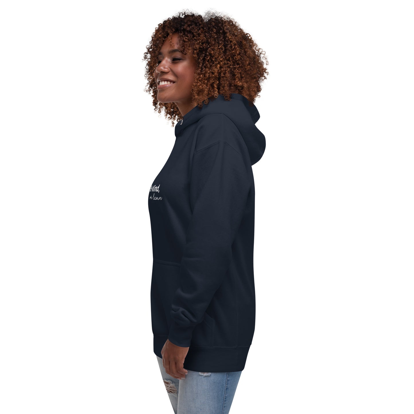 Unisex 100% cotton Hoodie Shirt - Be Kind or Leave