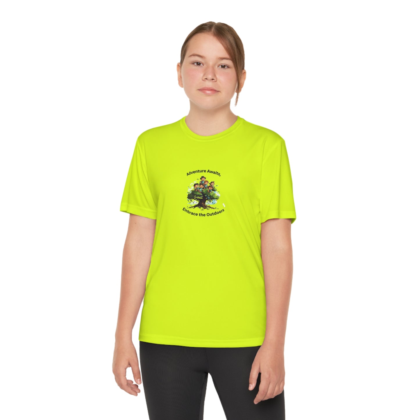 Adventure Awaits - Youth Sport T-shirt - Short Sleeve Polyester