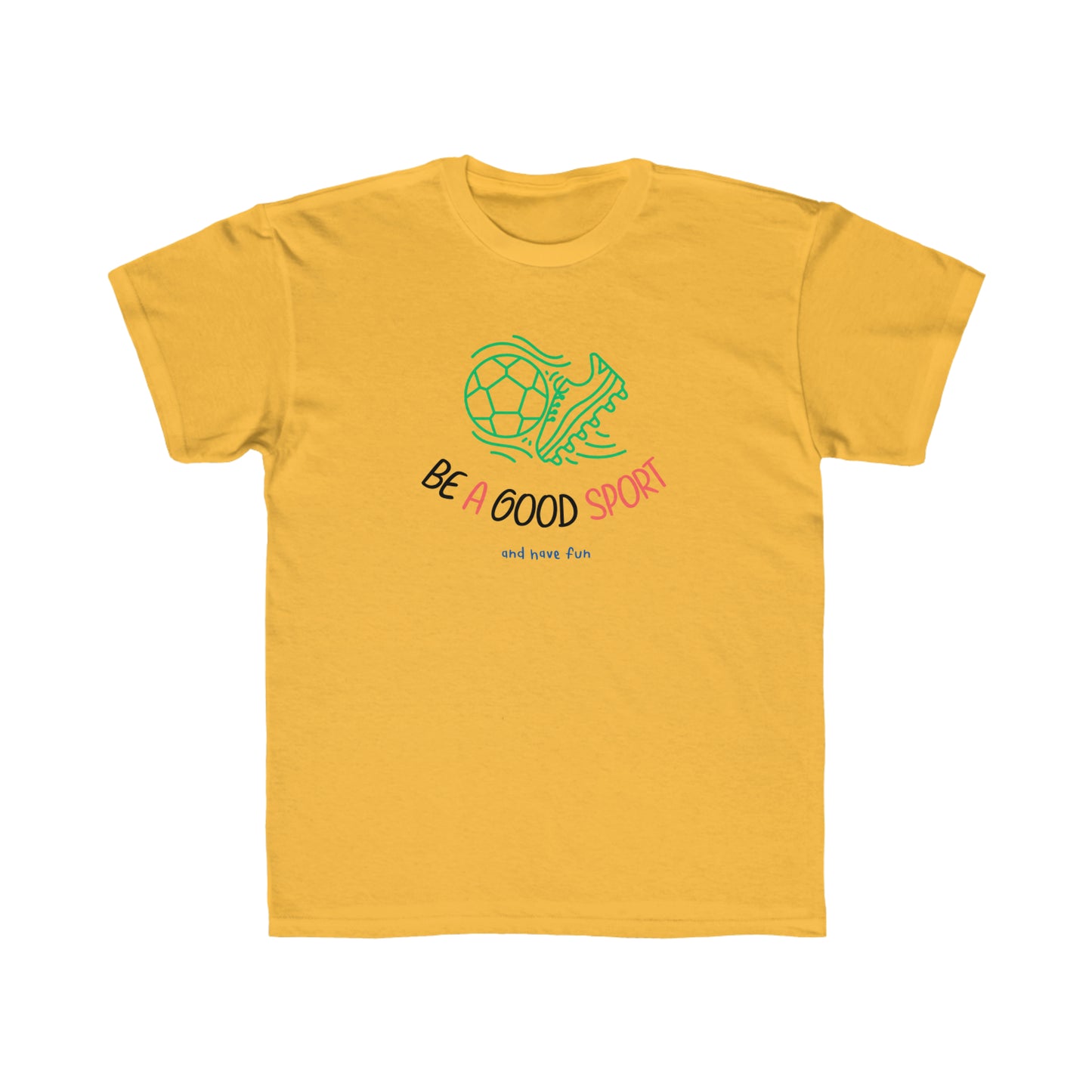 Be a Good Sport - Colorful Cotton Tshirt - Kids