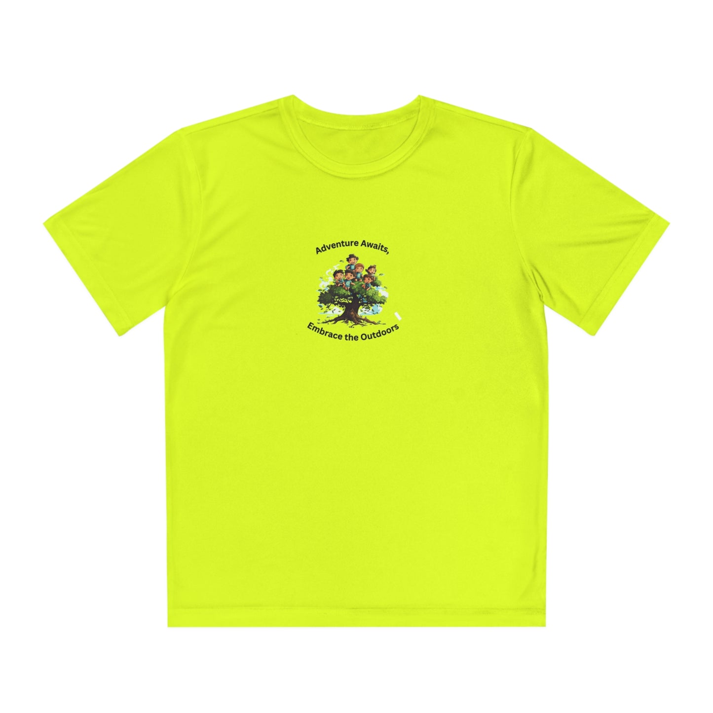 Adventure Awaits - Youth Sport T-shirt - Short Sleeve Polyester