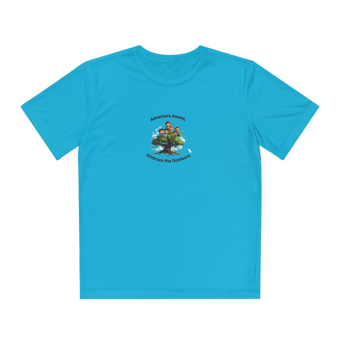 Adventure Awaits - Youth Sport T-shirt - Short Sleeve Polyester