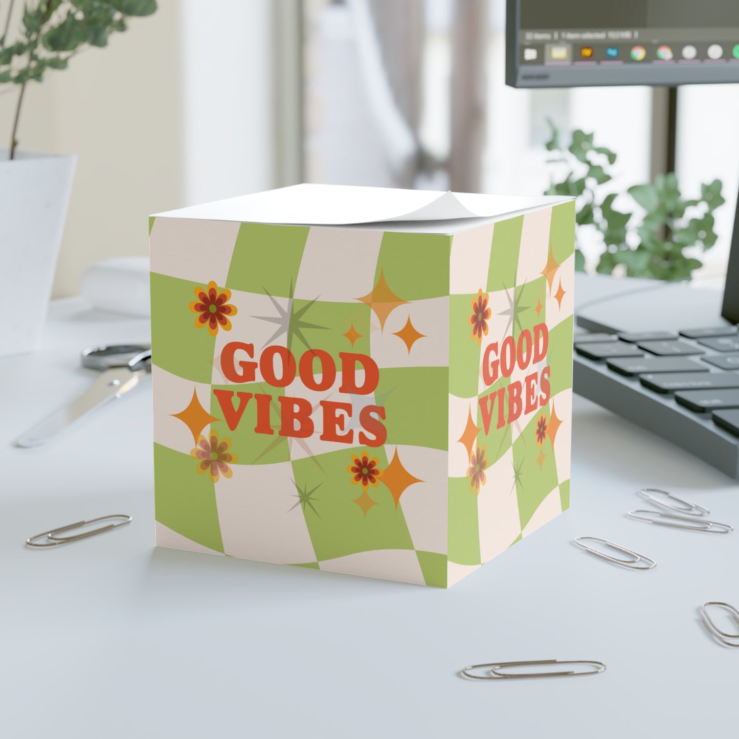 Good Vibes Note Post-It Style Notepad